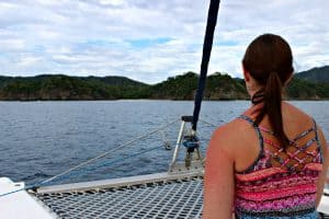 Sunset catamaran cruise.