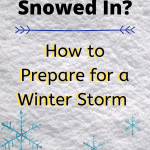 pin image "Snowed In? How to Prepare for a Winter Storm"