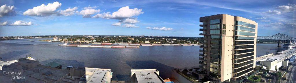 View from our hotel room