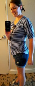 Pregnancy selfie