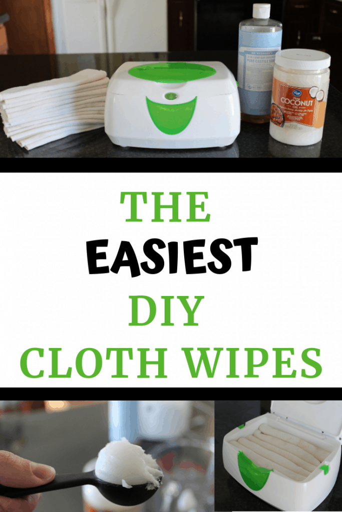 pin "The Easiest DIY Cloth Wipes"