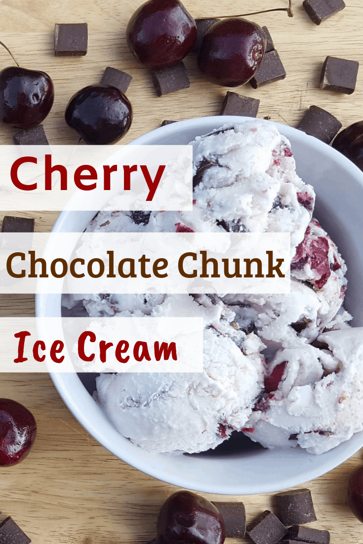 Pin image "Cherry Chocolate Chunk Ice Cream"