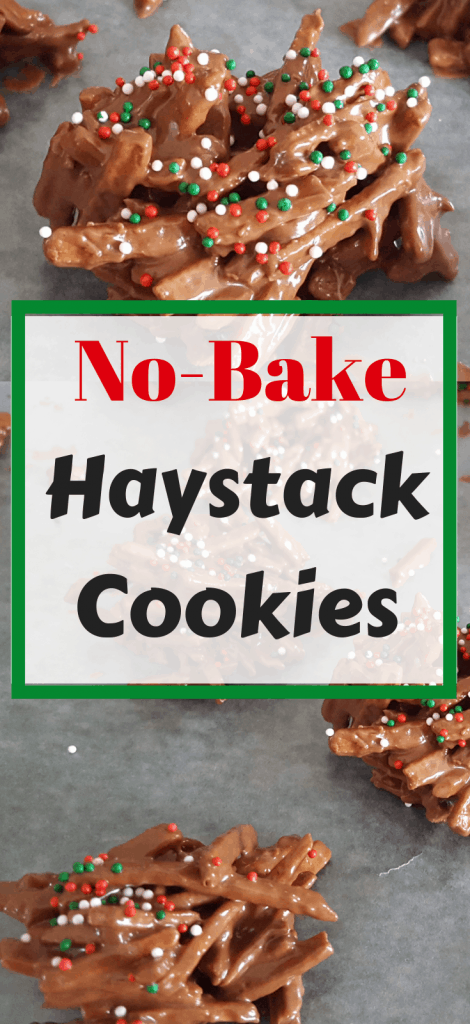 pin image "No-Bake Haystack Cookies"
