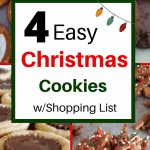 pin image "4 Easy Christmas Cookies w/Shopping List"