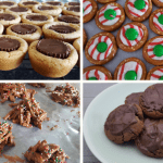 four types of Christmas cookies