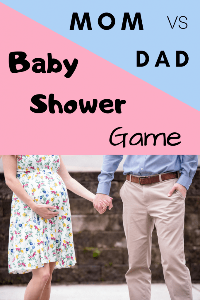 Pin image "Mom vs Dad Baby Shower Game" 