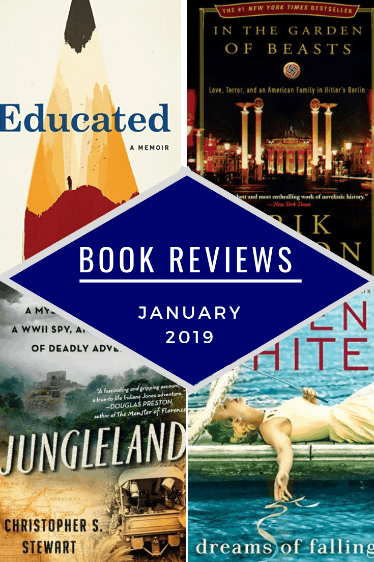 Reviews and recommendations of four books I read for this month including the very popular Educated: A Memoir. A good variety of reading this month to peak anyone's interest! #lovetoread #booksarelife