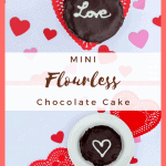 pin image "Mini Flourless Chocolate Cakes"