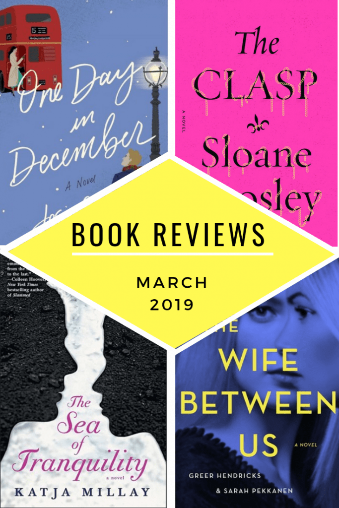 Four new book reviews and recommendations for the month of March.  Ranging from a thriller full of plot twists to a romance in which the main characters seem fated to be together but are always in different places in life, these books are perfect for your next read!  #bookstoread #amreading #booklovers #whattoread