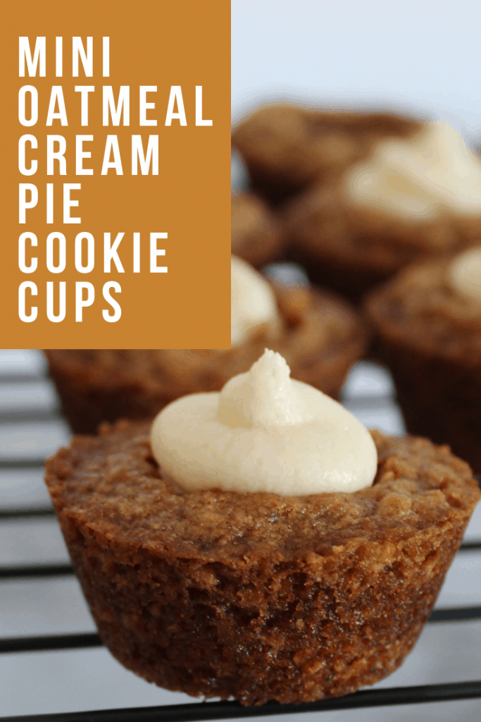 Pin image "Mini Oatmeal Cream Pie Cookie Cups"