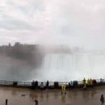 panoramic picture of Niagara Falls