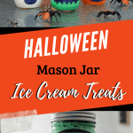 pin image "Halloween Mason Jar Ice Cream Treats"