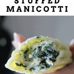 pin image "Spinach & Ricotta Stuffed Manicotti"