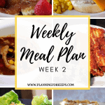 pin image "weekly meal plan week 2"