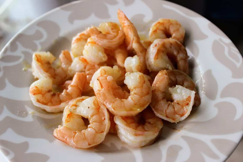 cooked shrimp on a plate