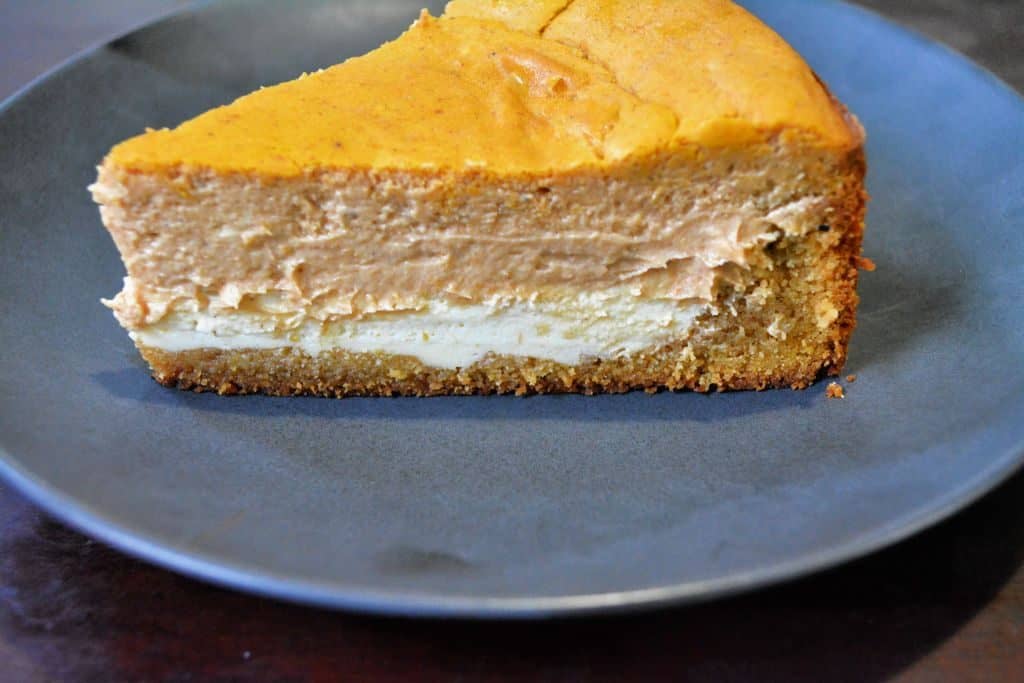 layered pumpkin cheesecake