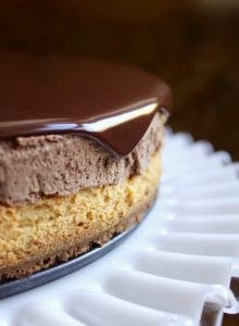 pumpkin cheesecake and chocolate mousse