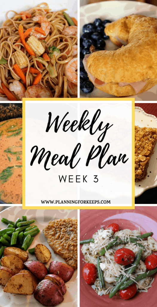 pin image "Weekly Meal Plan Week 3"