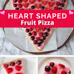 pin image "Heart Shaped Fruit Pizza"