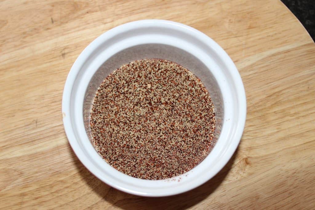 small bowl of Chex mix seasonings