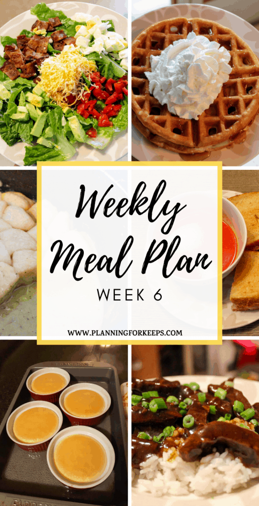 pin image "Weekly Meal Plan Week 6"