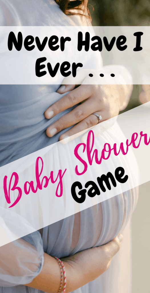 pin image "Never Have I Ever Baby Shower Game"