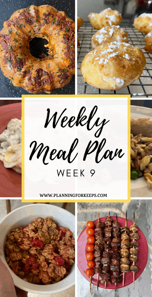 pin image "Weekly Meal Plan Week 9"