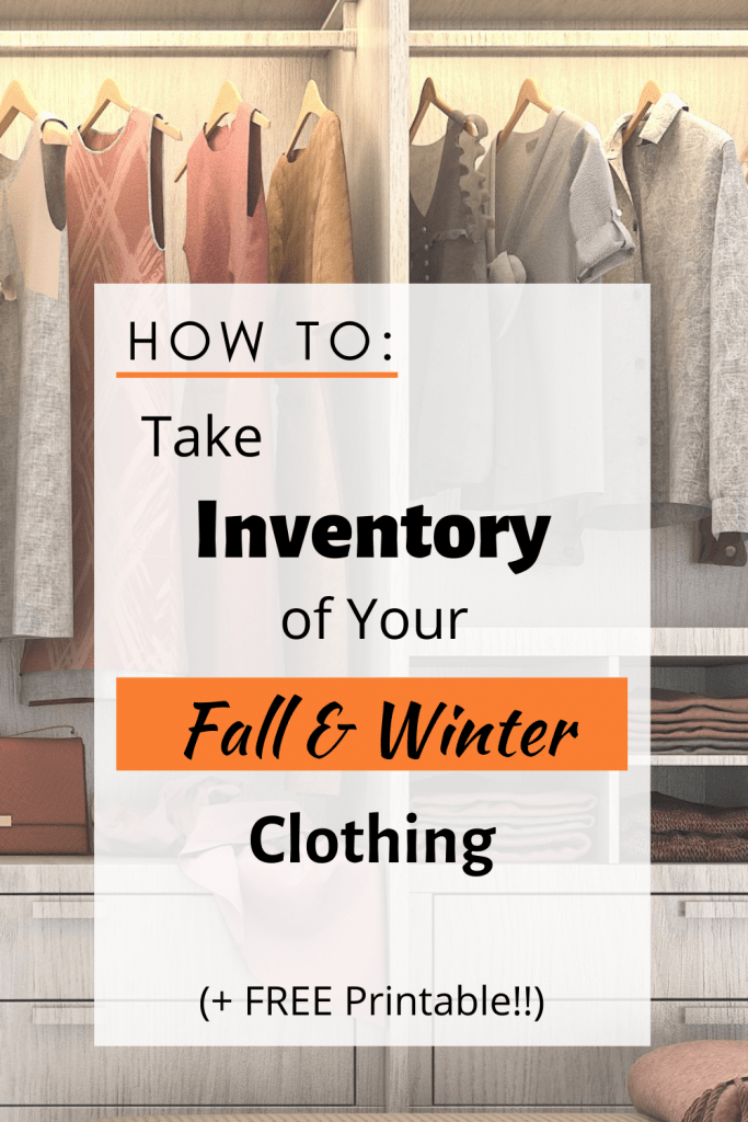 pin image "How to: Take Inventory of Your Fall & Winter Clothing"