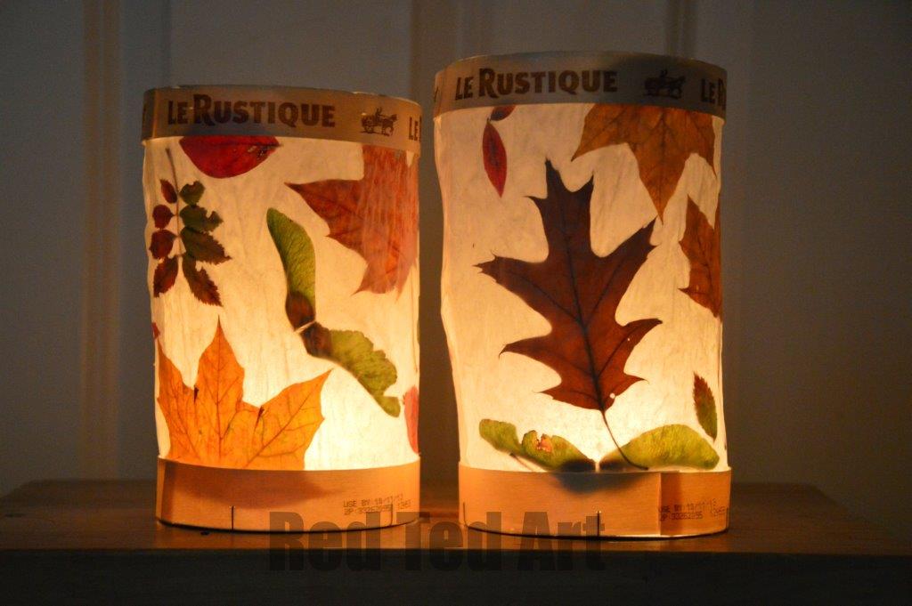 two leaf lanterns