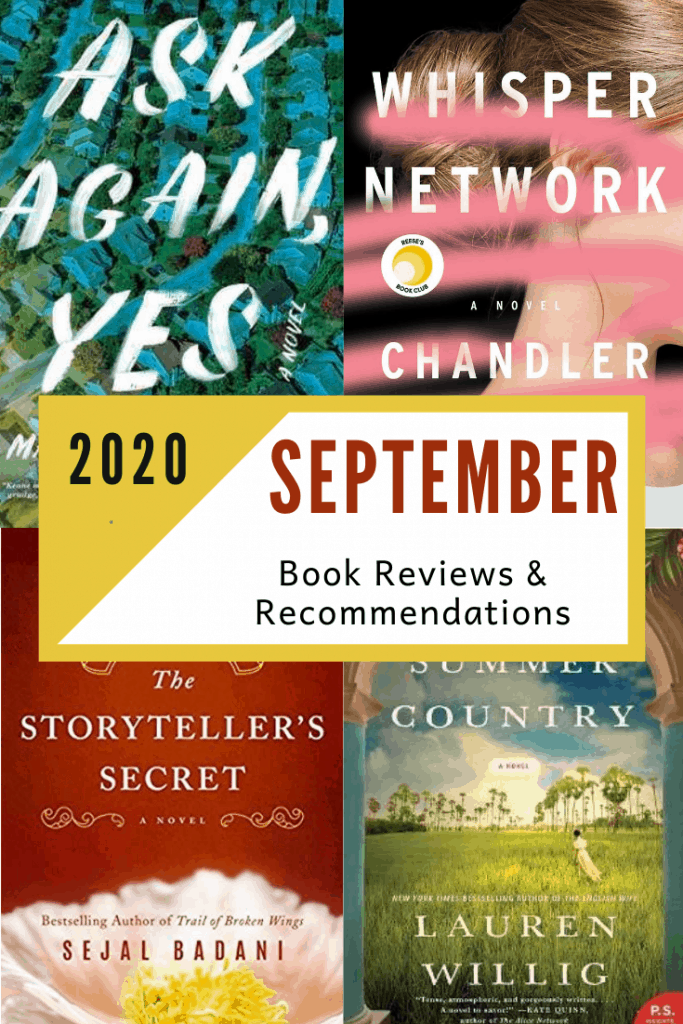 pin image "September 2020 Book Reviews and Recommendations"