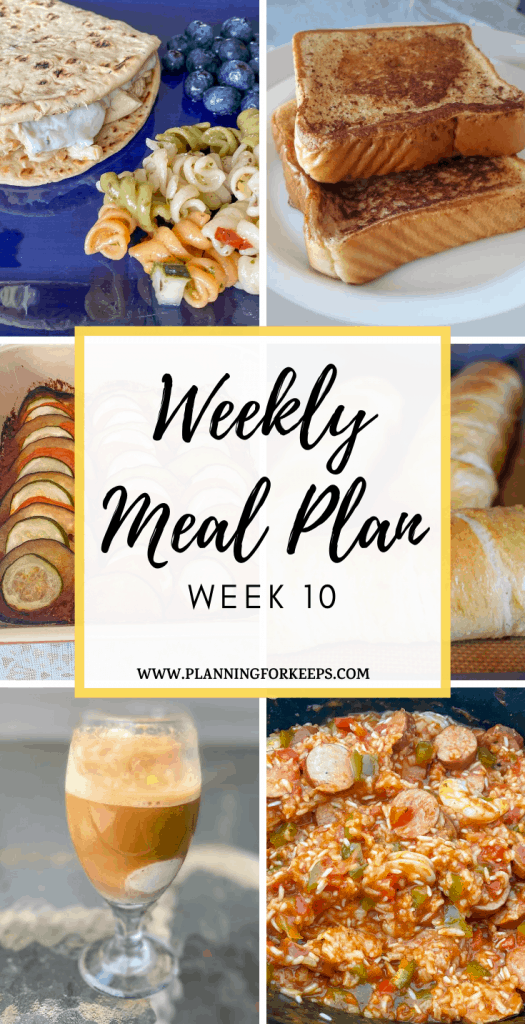 pin image "Weekly Meal Plan Week 10"