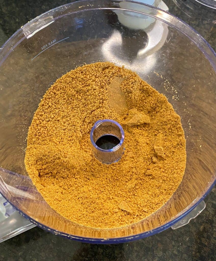 food processor with ginger snap crumbs