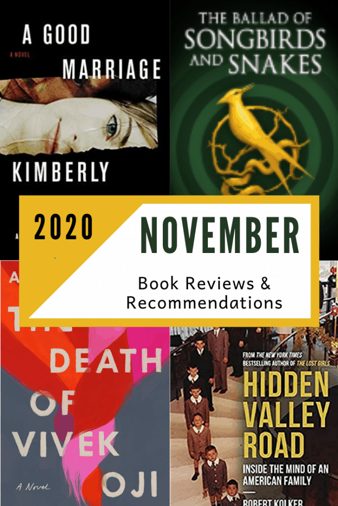 pin image "November 2020 Book Reviews & Recommendations"