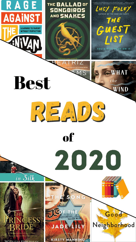 pin image "Best Reads of 2020" with book covers