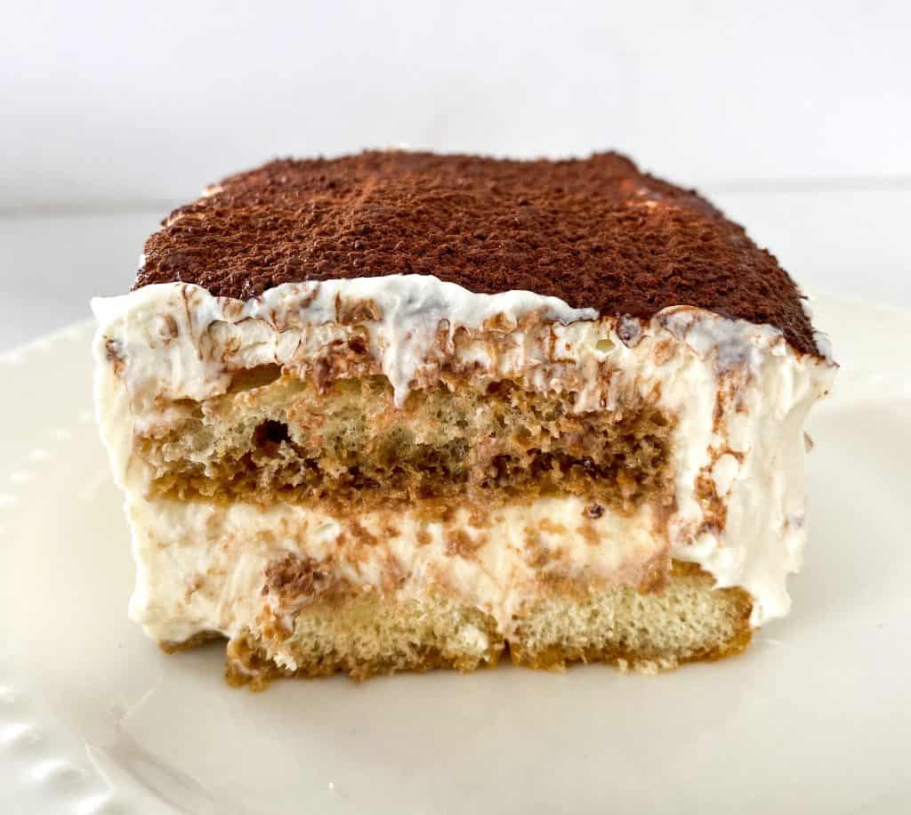 piece of tiramisu