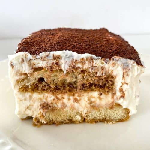 piece of tiramisu