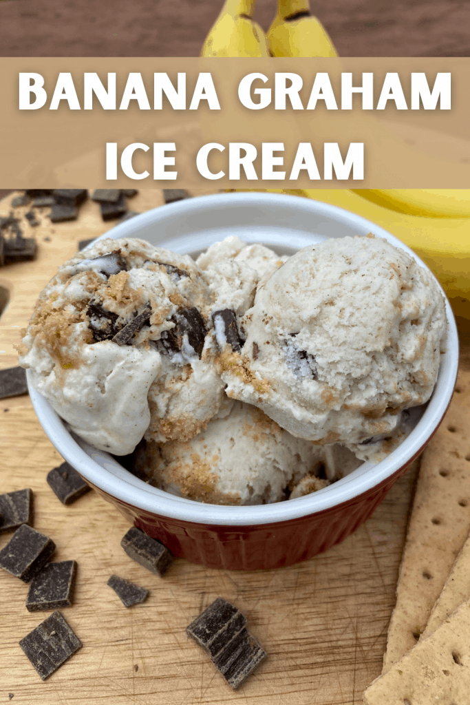 pin image "Banana Graham Ice Cream"