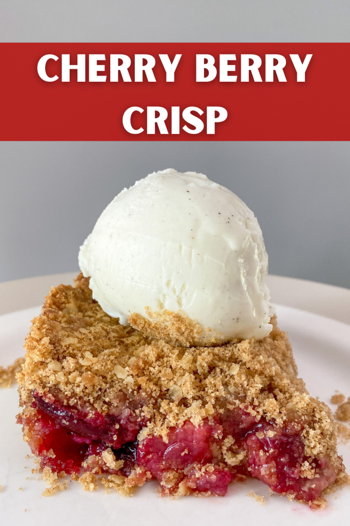 pin image "Cherry Berry Crisp"