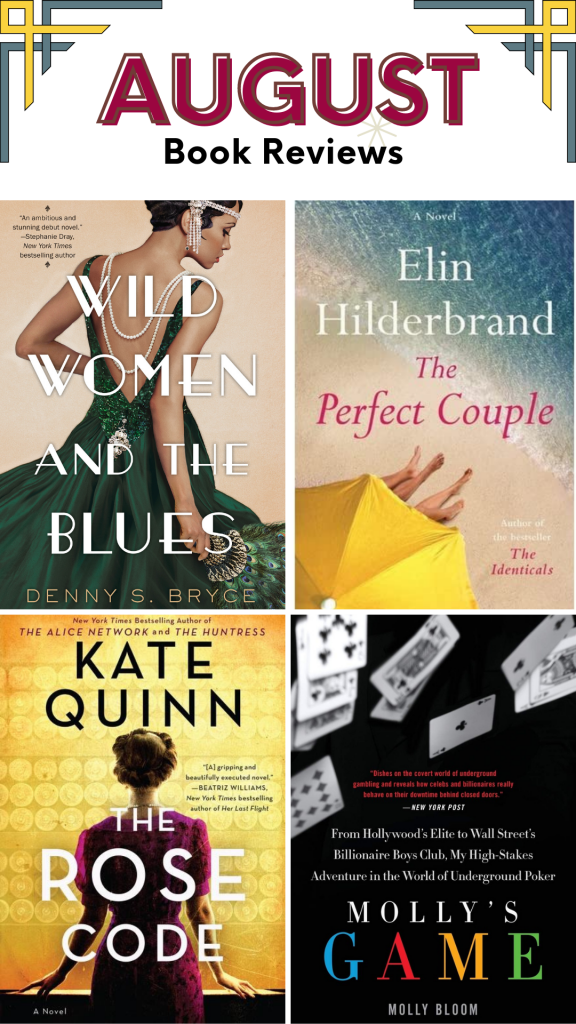 pin image with four book covers