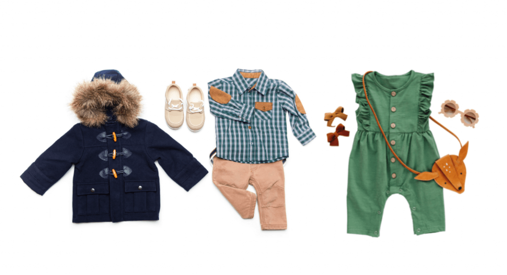 children's clothing (winter coat, pants and long sleeve shirt, jumpsuit)