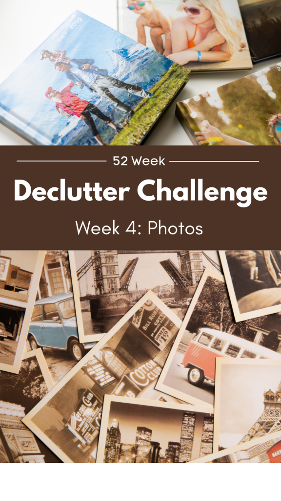 Declutter Challenge Week 4: Photos