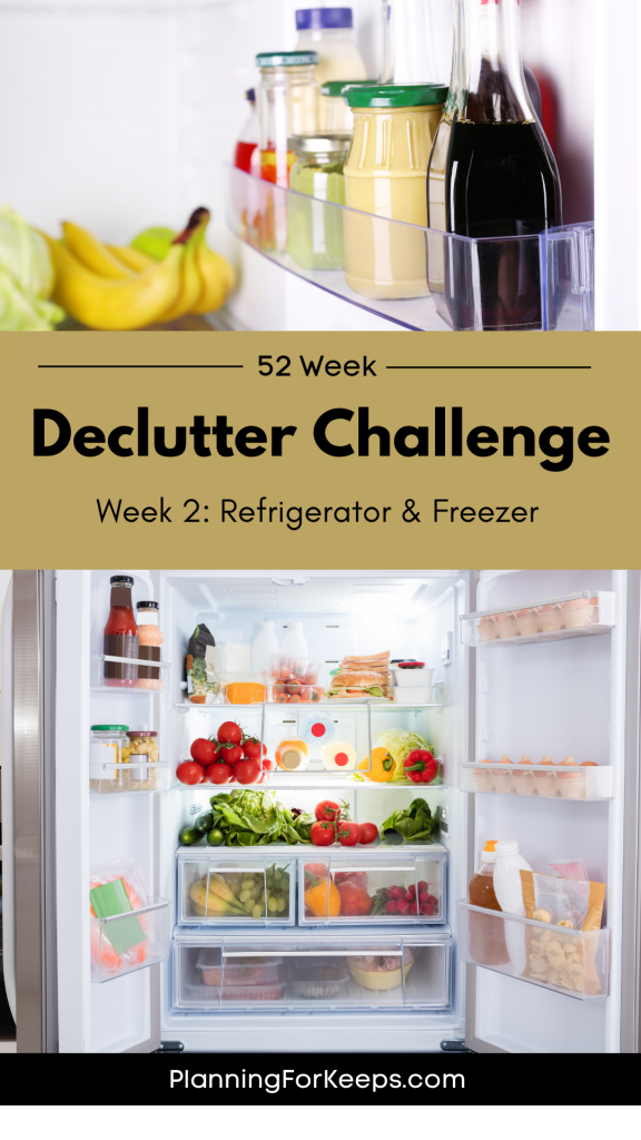Declutter Challenge Week 2: Refrigerator and Freezer