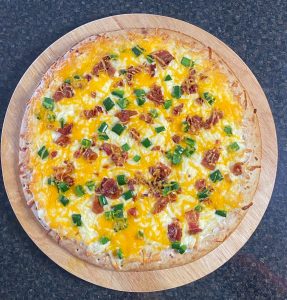 cooked jalapeno popper pizza
