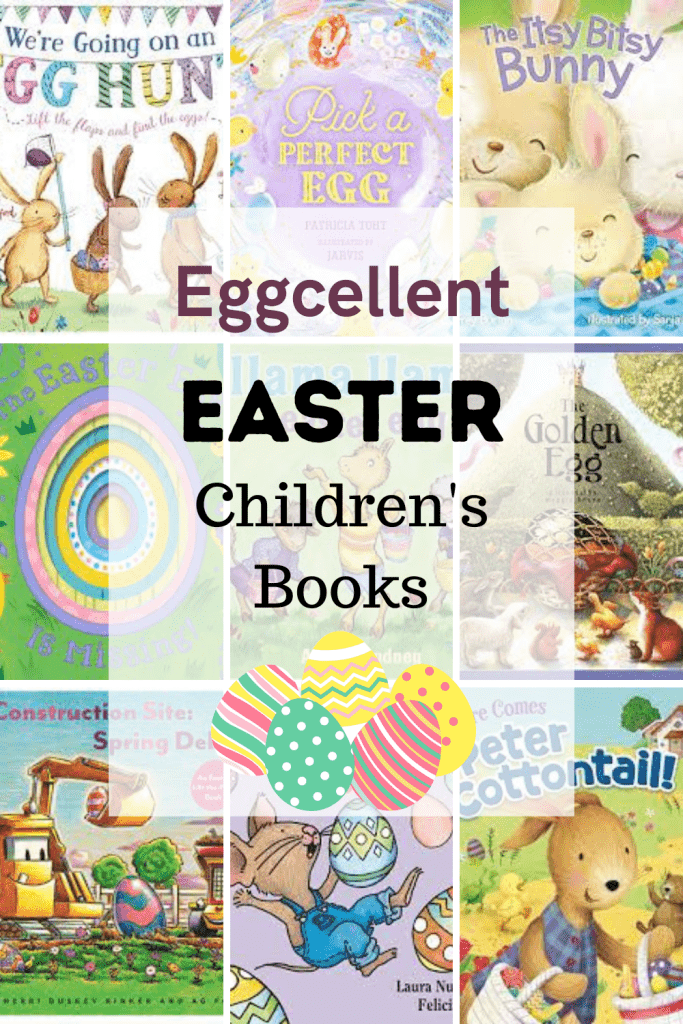 book covers of Easter children's books