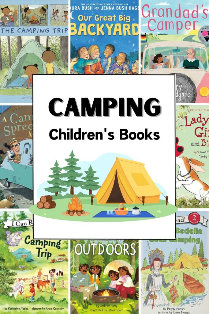 camping children's books book covers 
