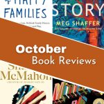 October Book Reviews with four book covers