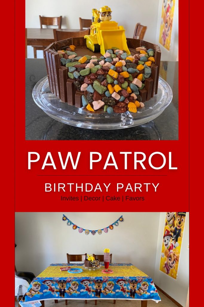 Paw Patrol Birthday Party pin image