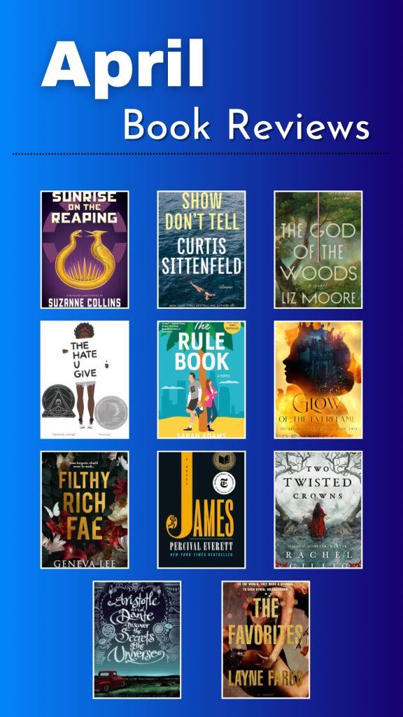 book covers of all the books reviewed in the blog post