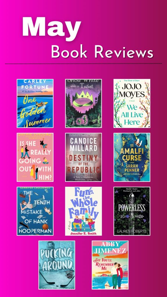 Covers of all eleven books reviewed in the post