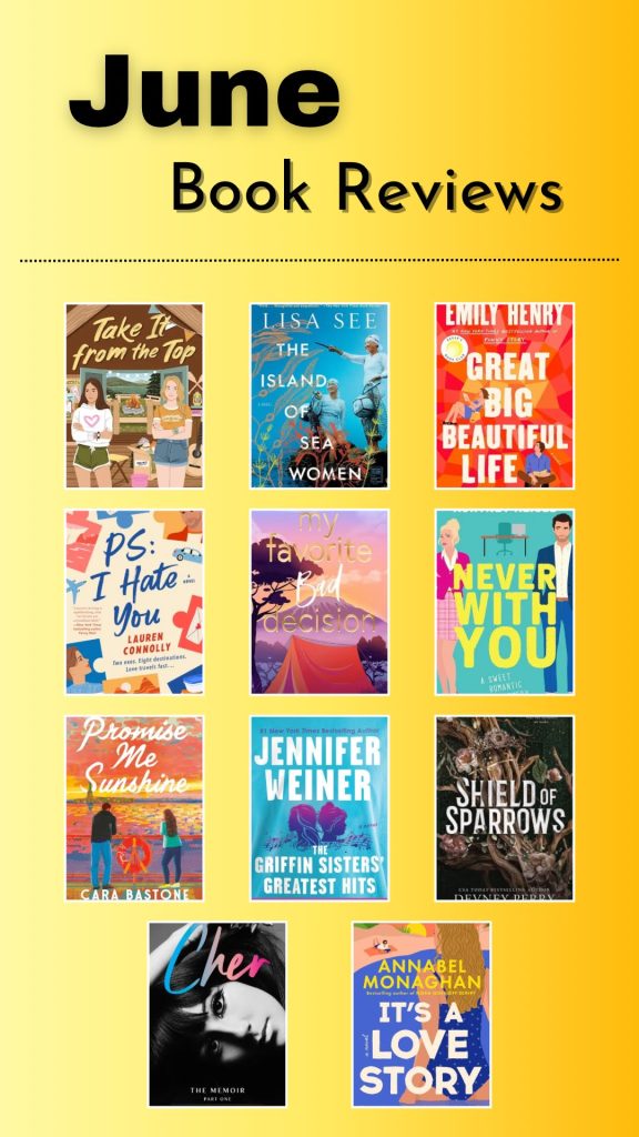 All the book covers from books reviewed in the blog post.